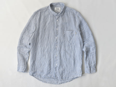 JIMMY STRIPE. RELAXED LINEN SHIRT.