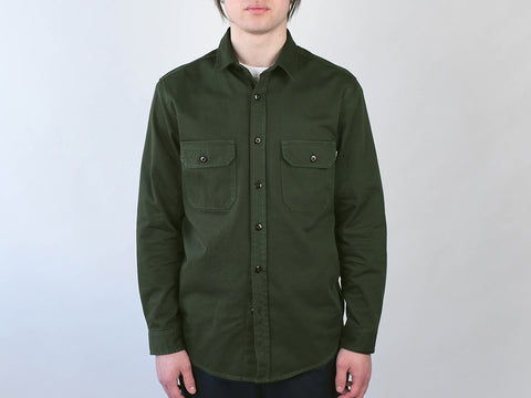 THE SMITH. WORK SHIRT. ARMY