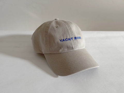 'YACHT ROCK' CAP. BEIGE. 100% COTTON